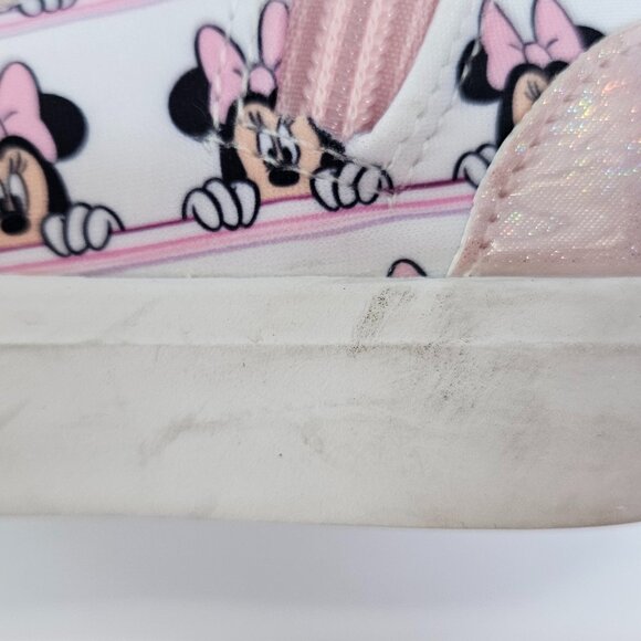 GroundUp Disney  Minnie Mouse Hi-Top Girls' Casual Sneaker Size 7 - Picture 8 of 9